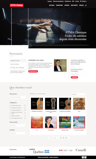 atma-classique Site web Philanthrôpia - Progexia Solutions Web